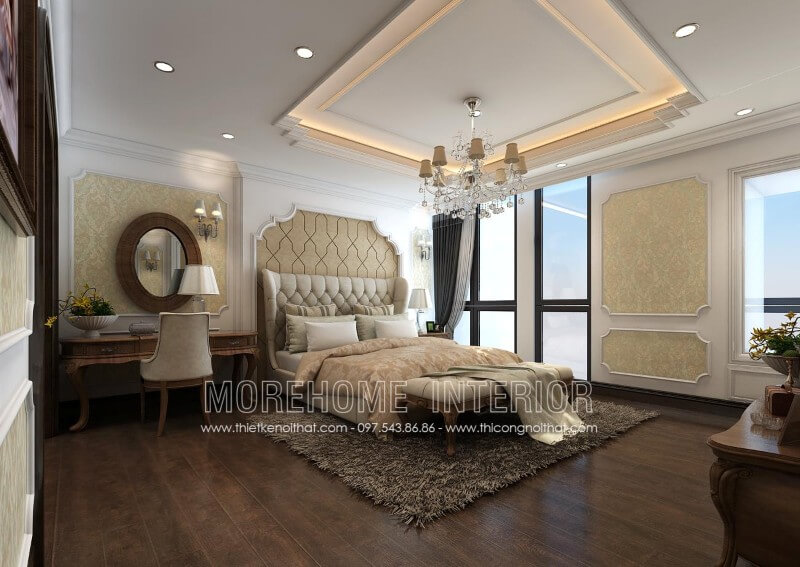 Giường ngủ biệt thự Giường ngủ biệt thự