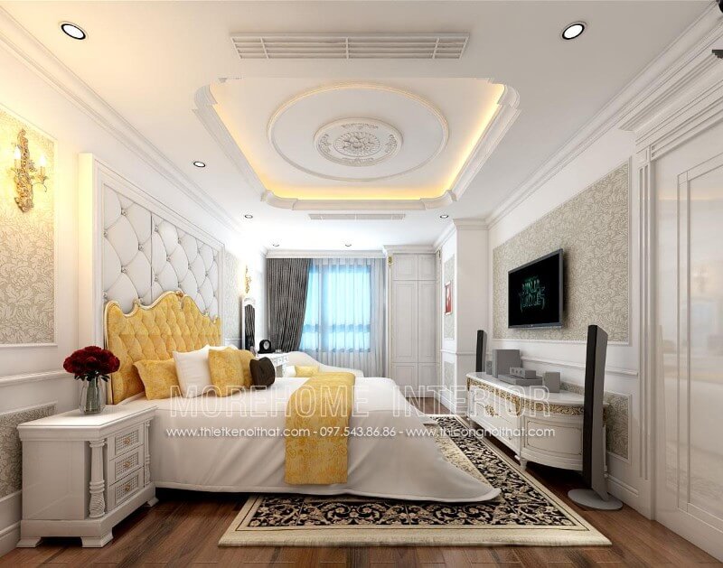 Giường ngủ biệt thự Giường ngủ biệt thự