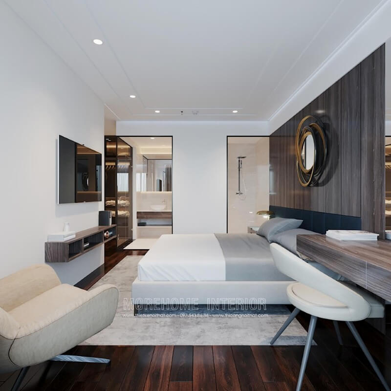 Giường ngủ chung cư hiện đại Giường ngủ chung cư hiện đại